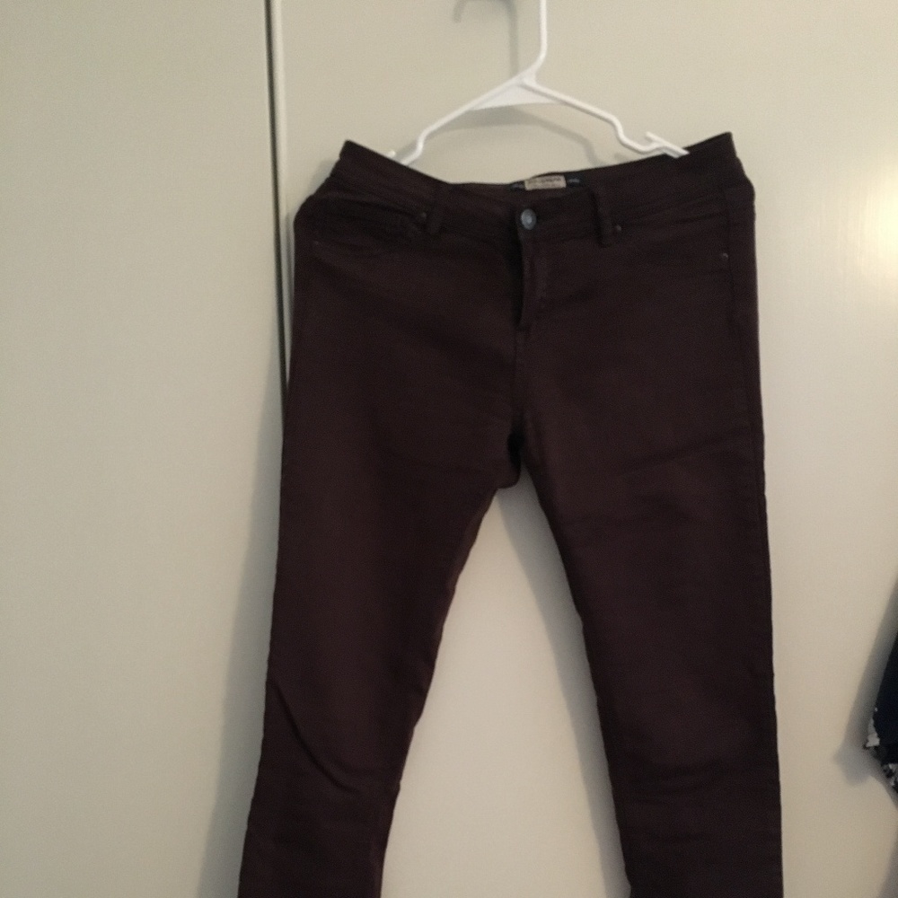 Brown Zara skinny jeans